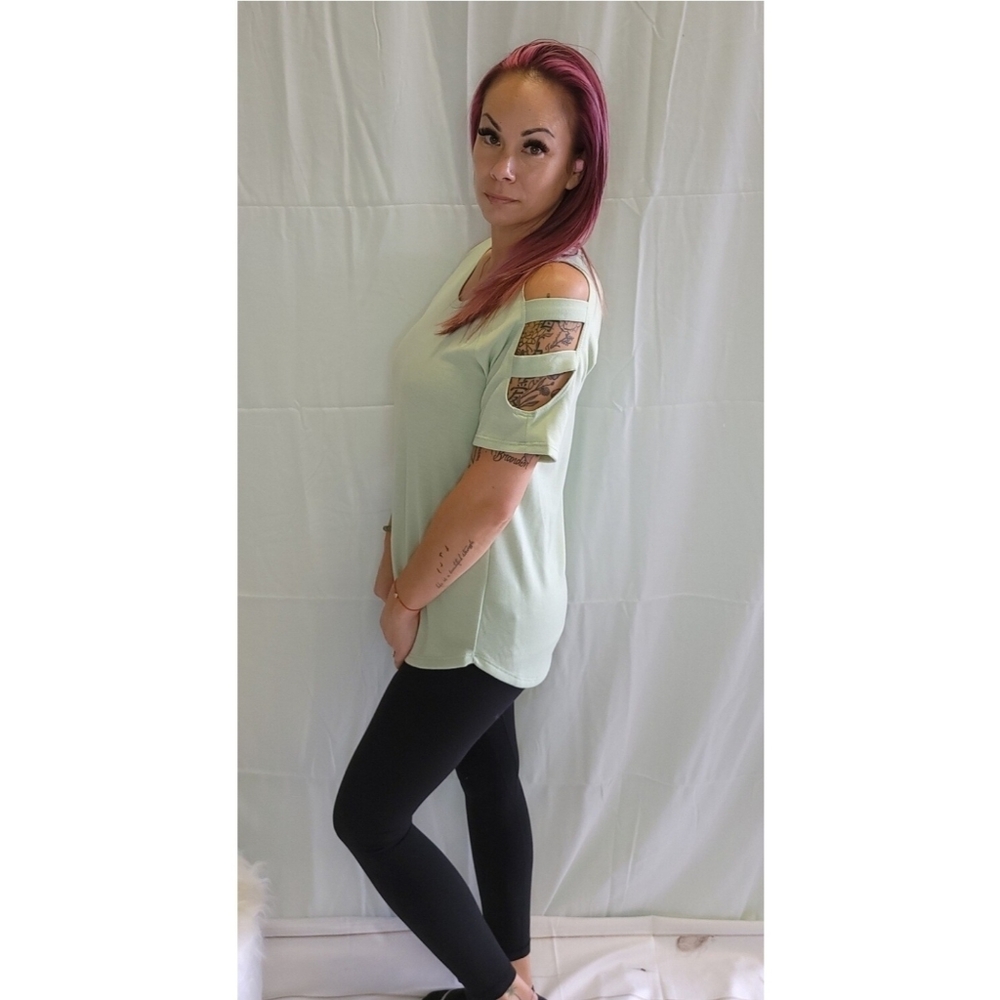 Cold Shoulder Top - Picture 6 of 7